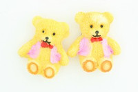C bear jacket yellow colorful stud