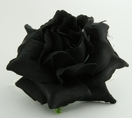 L rose black big flower