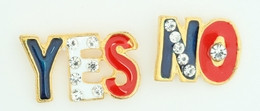 S yes no stone stud