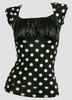 Front - S breast black-white classic top pin up