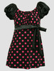 Front - S long black-pink classic top pin up