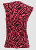 Back - V zebra pink classic top pin up