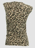 Back - V leopard brown classic top pin up