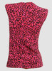 Back - V leopard pink classic top pin up