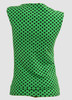 Back - V dot L green classic top pin up