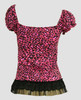 L leopard pink classic top pin up