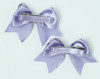 StripePurple cute baby hair clips pair