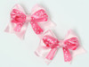 Dot L pink / D pink-white cute baby hair clips pair