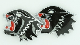 D panther black cute stud