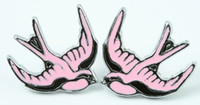 D Swallow Pink Cute Stud
