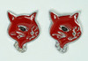 D cat red cute stud