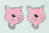 D cat pink cute stud