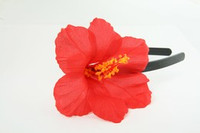 M hibiscus red medium summer flower