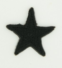 S star black small patch