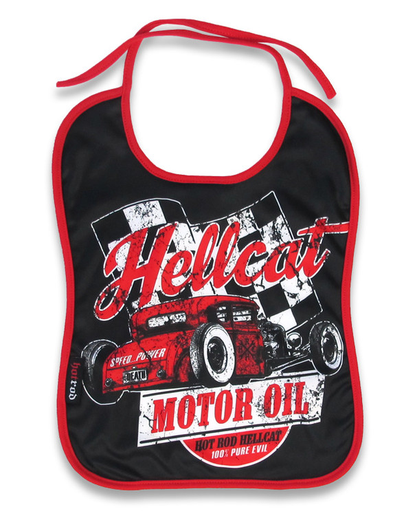 HRHC motor oil hotrod hellcat bib