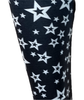 S star black spandex legging