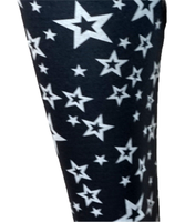 S star black spandex legging