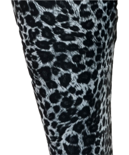 S leopard gray spandex legging