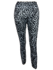 S leopard gray spandex legging