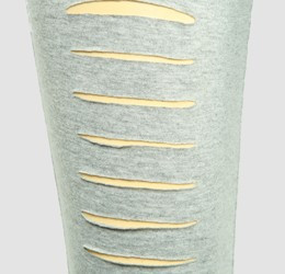 F broken L.grey fashion legging