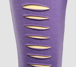 F broken purple fashion legging