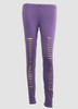 F broken purple fashion legging
