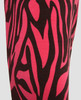 F zebra pink fashion legging