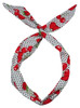 P cherry white dot pin up head band P cherry white dot pin up head band