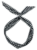 This lassic B&W print definitely gives a real pin up look.