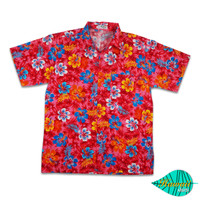 H fullibiscus red hawaii shirt