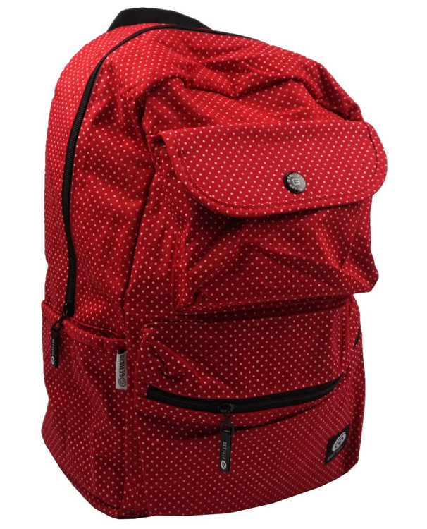 Dots small red mix rucksack