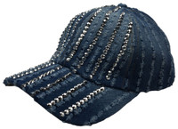 Lines of diamonds cap headwear