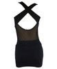 Back - Sexy dress cross black