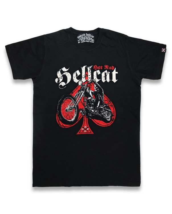 Skull biker hotrod hellcat