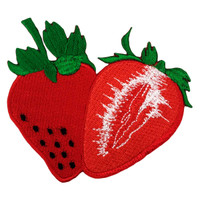 Sweet strawberry red juicy fruit