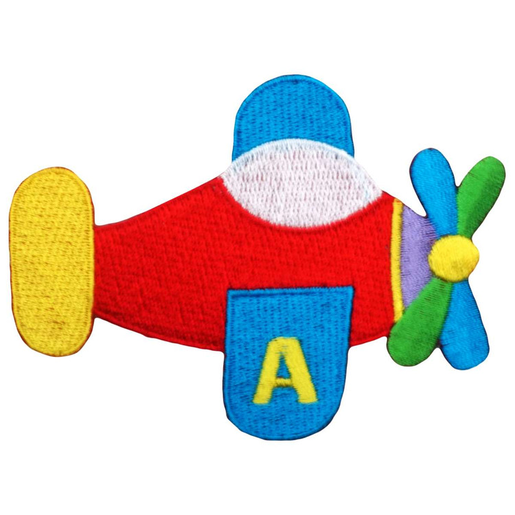 Plane fly colorful world