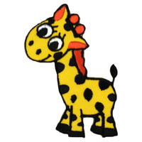 Baby giraffe cute yellow