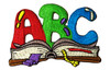 ABC bookworm letters 