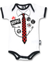 Punk tie six bunnies romper baby body
