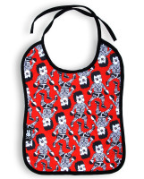 Kid slug six bunnies bib