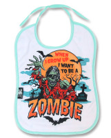 Zombie six bunnies bib