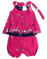 Baby kid set - magenta marine