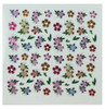 Colorful flowers art 1 - nail stickers