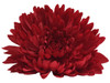 Red opium single hair flower clips