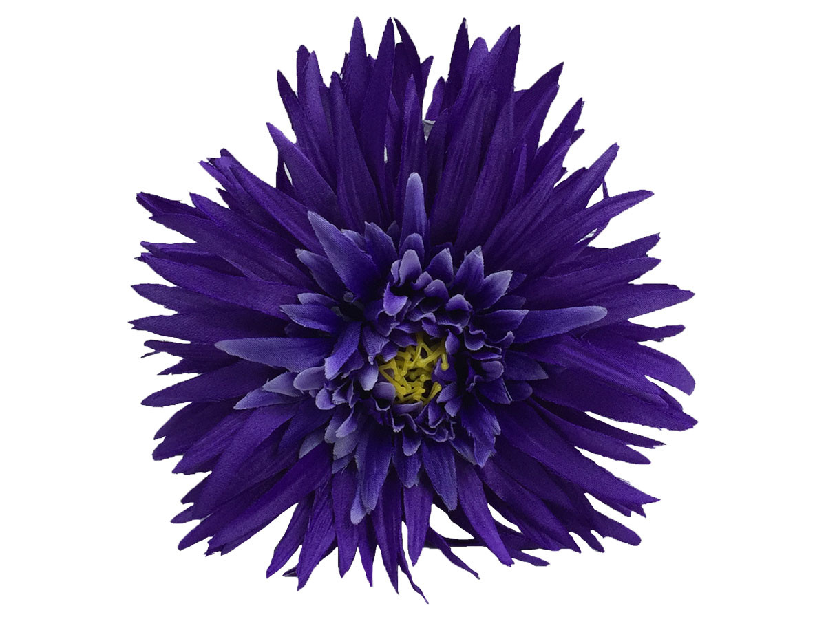 Blue Daisy Double Hair Flower Clips Clarabella Tattoo Wear