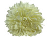 White opium double hair flower clips
