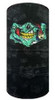 Green zombie smile on black Green zombie smile on black