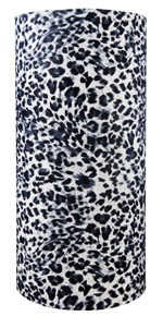 Black and white snow leopard