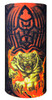 Oriental tiger attack on black and Orange