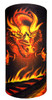 Oriental dragon hellfire on black Oriental dragon hellfire on black